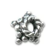 Casquilla 6 mm Plata 925 x4