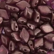 Cuentas de cristal Gemduo 2 agujeros 8x5 mm Halo French Rose x10g