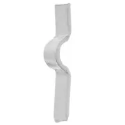 Gancho posterior de Plata fina x1