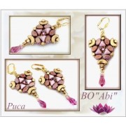 Cuentas de vidrio Samos® por Puca® 7x5 mm Green Turquoise Metallic Mat x10g