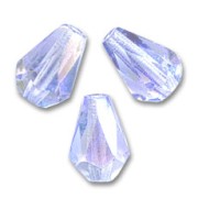 Cuentas en forma de pera facetadas de 7x5 mm - Alejandrita AB x25