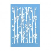 Silk Screen Moiko para arcilla polimérica 74x105 mm - Motivo Bambou 10.48