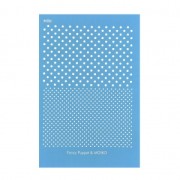 Silk Screen Moiko para arcilla polimérica 74x105 mm - Lunares design Fancy Puppet