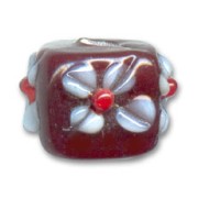 Cubo Florecido 13 mm Marón x1|raw }}