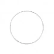 Anilla cerrada 30 mm de Plata 925 x1