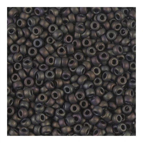 Rocalla Miyuki 11/0 2013 - Metallic Dark Olivine Iris Mat