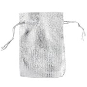 Pochon 90x70 mm - Plateado x1