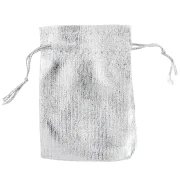 Pochon 90x70 mm - Plateado x1