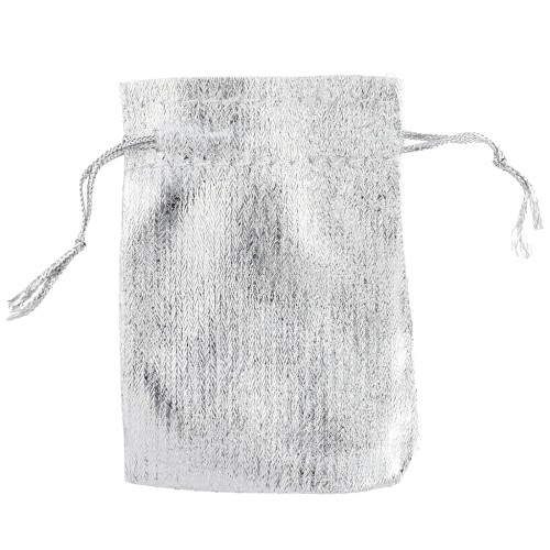 Pochon 90x70 mm - Plateado x1