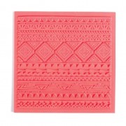 Placa de textura 9 cm para arcilla polimérica - Etnico x 1|raw }}