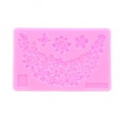 Molde de silicona para arcilla polimérica y arcilla metálica - Plastron de Fleurs