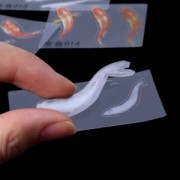 8 pegatinas efecto 3D - Lunaressons rouges - accesorios & Joyas de resina