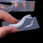 8 pegatinas efecto 3D - Lunaressons rouges - accesorios & Joyas de resina