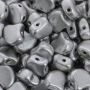 Cuentas de cristal Ginko Duo 2 agujeros 7.5x7.5 mm Labrador Mat x10g|raw }}