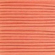 Hilo algodón encerado 2 mm Naranja x5 m