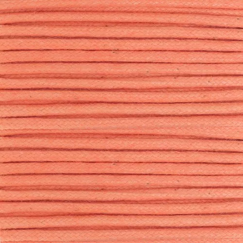 Hilo algodón encerado 2 mm Naranja x5 m
