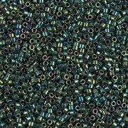 Miyuki Delica 11/0 DB0027 - Verde oscuro iris metalizado x8 g