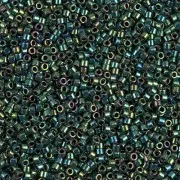 Miyuki Delica 11/0 DB0027 - Verde oscuro iris metalizado x8 g