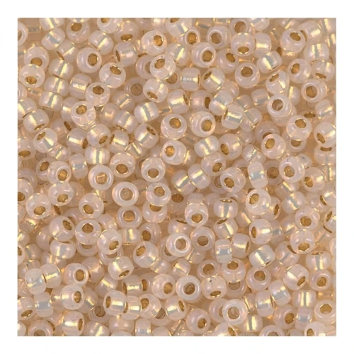 Rocalla Miyuki 11/0 196 - 24kt Yellow Gold Lined Opal x5g