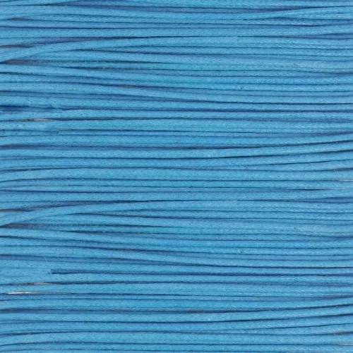 Hilo algodón encerado 1 mm Azul Turquesa x4.90 m
