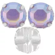 Strass para coser 6 mm Light Amethyst AB x5