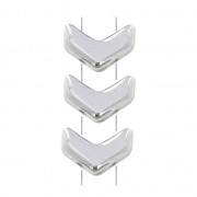 Cuentas de cristal Cheurón Beads 10x4 mm Labrador x30|raw }}