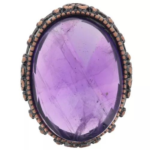 Engaste ovalado 18x13 mm color cobre