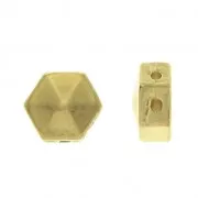 Cymbal Bead Substitute - Cuenta de metal para HoneyComb 6 mm Galini Dorado oro fino x1