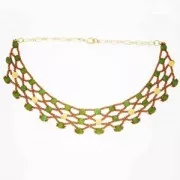 Cymbal Bead Substitute - Cuenta de metal para HoneyComb 6 mm Galini Dorado oro fino x1