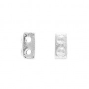 Cymbal Bead Substitute - Cuenta de metal Half Tila 5x2.3x2.7 mm Ornos Plat env x1|raw }}