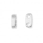 Cymbal - Cuenta de metal para Rocalla Miyuki 8/0 - 2.6x5.5mm Vai Plat env x1