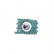 Cymbal - Cuenta de metal para Miyuki Delica 11/0 - 6mm Loutro Plateado env x1