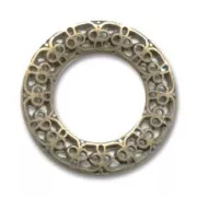 Aro decorado 32 mm bronce x1
