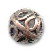 Cuenta metal color cobre antiguo 10 mm x1|raw }}