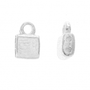 Cymbal Bead Endings - Terminal de acabado para Tila Beads 7x5mm Piperi Plat env x1