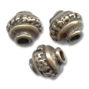 Cuentas de metal bronce 8 mm x5