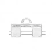 Cymbal - Terminal para tejido de cuenta Tila Beads 15x10 mm Piperi II Pl Vieilli x