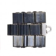 Cymbal - Terminal acabado para tejido cuentas Tila Beads 5x4.7mm Soros Plat envex1