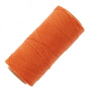 Bobina de hilo encerado Linhasita para micro macramé 0,75 mm - Naranja (387) x228m