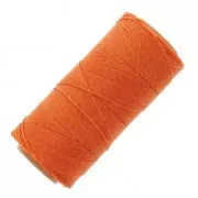 Bobina de hilo encerado Linhasita para micro macramé 0,75 mm - Naranja (387) x228m