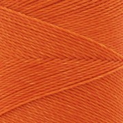 Bobina de hilo encerado Linhasita para micro macramé 0,75 mm - Naranja (387) x228m