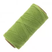 Bobina de hilo encerado Linhasita para micro macramé 0,75 mm - Verde lima (1019) x228m