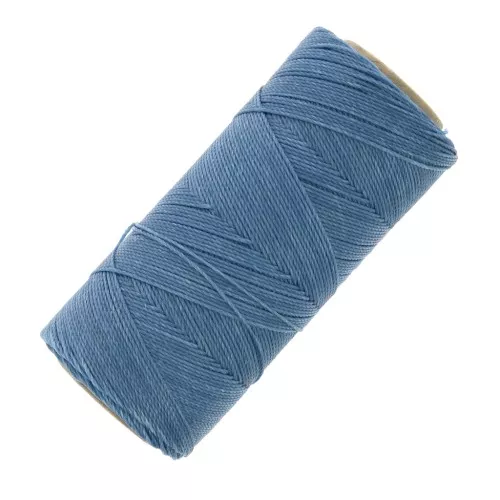 Bobina de hilo encerado Linhasita para micro macramé 0,75 mm - Azul cielo (721) x228m