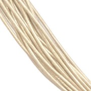 Cordón de cuero 3 mm Crema metalizado x 1 m|raw }}
