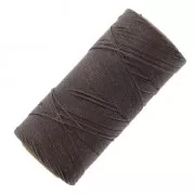 Bobina de hilo encerado Linhasita para micro macramé 0,75 mm - Castaño (207) x228m