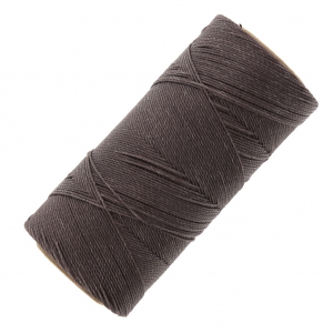 Bobina de hilo encerado Linhasita para micro macramé 0,75 mm - Castaño (207) x228m