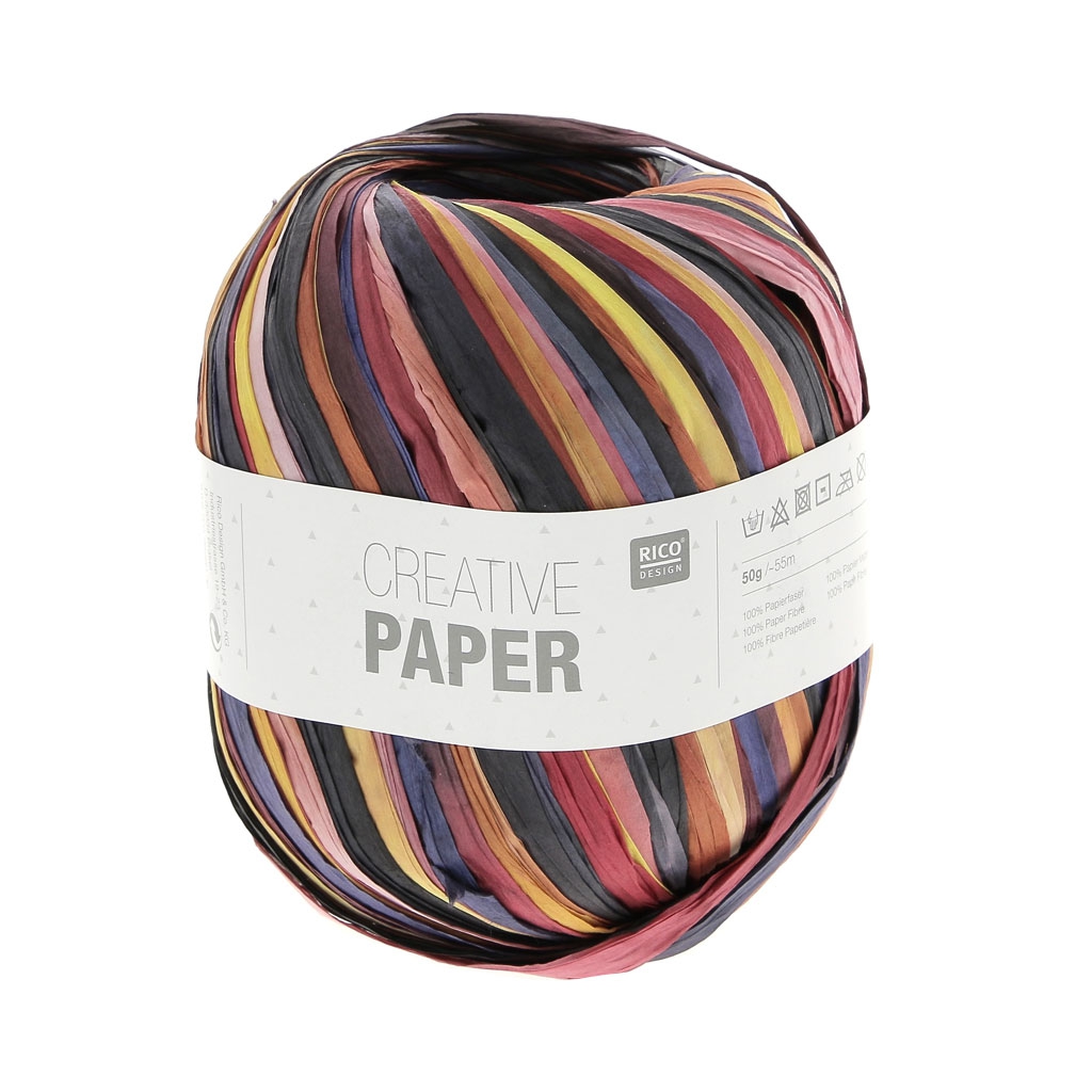 Creative Paper Rico Design hilo de papel Ethno Mix x 50g Perles & Co