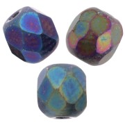 Facetadas 4 mm Jet Green Iris x50|raw }}