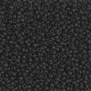 Rocalla Miyuki 15/0 401F - Black Mat