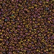 Rocalla Miyuki 15/0 462 - Metallic Gold Iris|raw }}